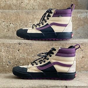 Vans SK8-HI MTE 20 DX’Cream yellow Purple and Black
